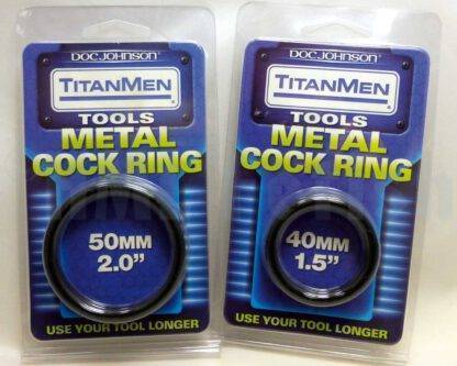 TitanMen Cockring schwarz 12 mm breit