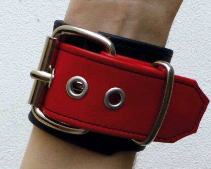 Armband farbig 6 cm breit mit Schnalle