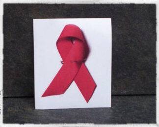 Sticker Red Ribbon