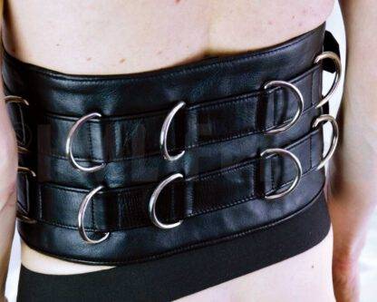 Ceinture de bondage large en cuir