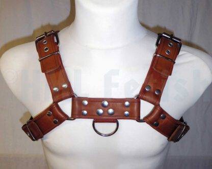 Bulldog-Harness brown