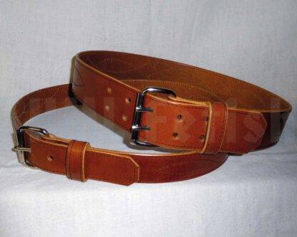 Ceinture en cuir marron