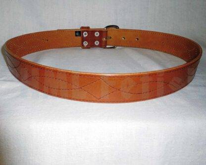 Ceinture en cuir marron