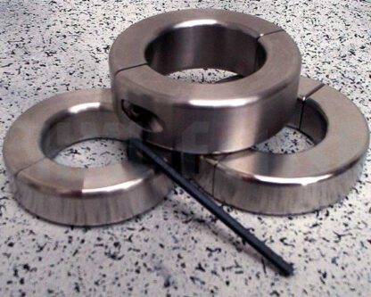 Two-piece stainless steel ring weight