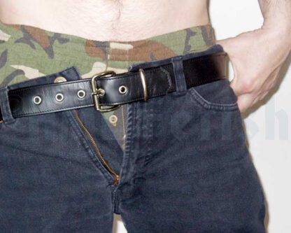 Leather-Belt twolayered