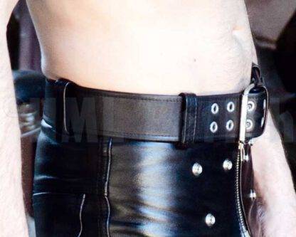 Leather-Belt twolayered