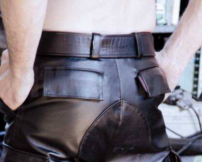 Leather-Belt twolayered