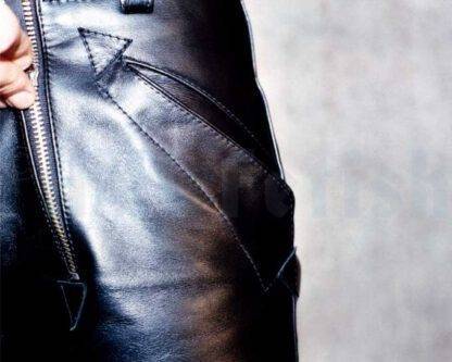 Leather Carpenter Pants