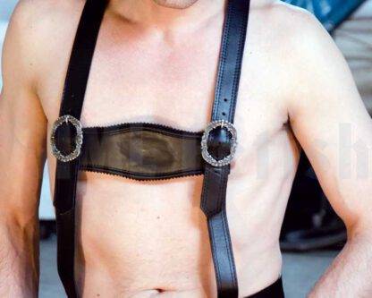 Bavarian Leather Suspenders