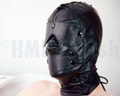 back-laced Leather-Hood