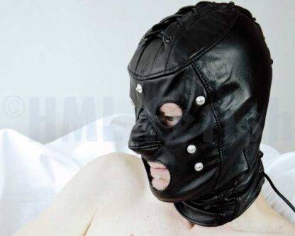 back-laced Leather-Hood