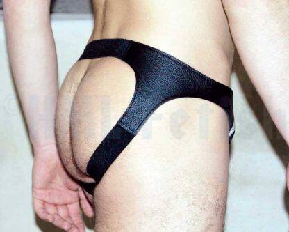 Leather Mesh Jock