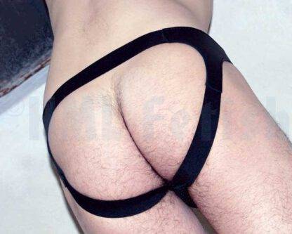 Leather Mesh Jock