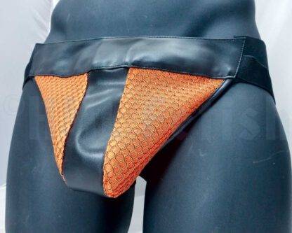 Jock-Strap with pouch from coloured 3D-Mesh