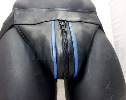 Leather Jock with coloured pipings