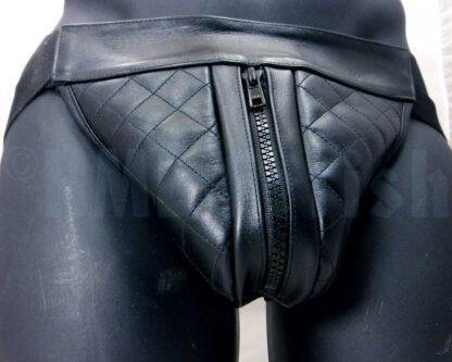 Padded Leather-Jock