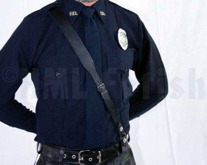 Chemise de police avec manches longues