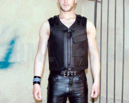 Leather Frag Vest