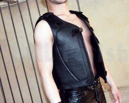 Leather Frag Vest